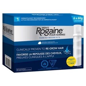 Men's Rogaine Hair Regrowth Treatment 6×60g